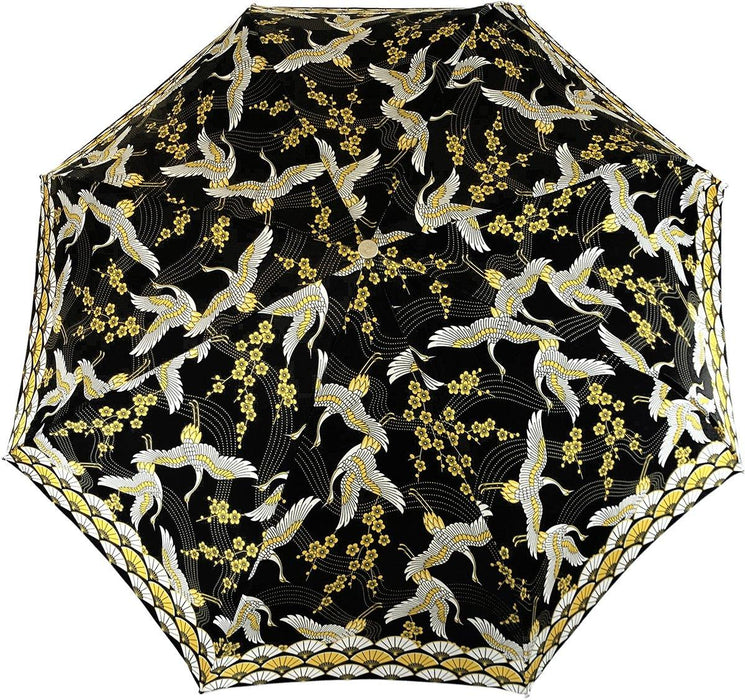 Women's Folding Umbrella with Wonderful Heron Design