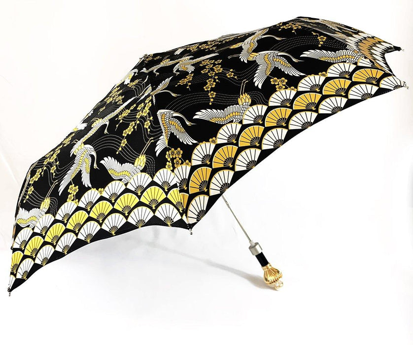 Women's Folding Umbrella with Wonderful Heron Design