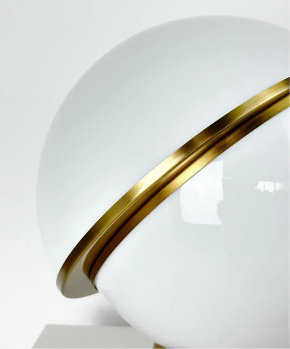 Chic Golden and White Lamp for Home and Office
