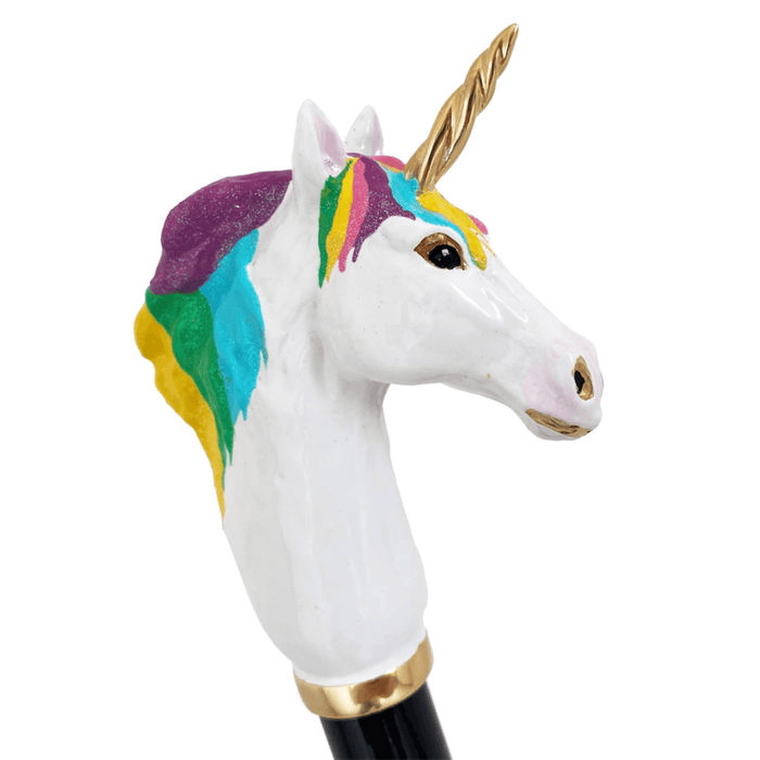 Unique Exclusive Design Pretty Unicorn Handle Pink Umbrella