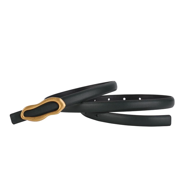 High-Quality Retro Gold Designer Belt for Women