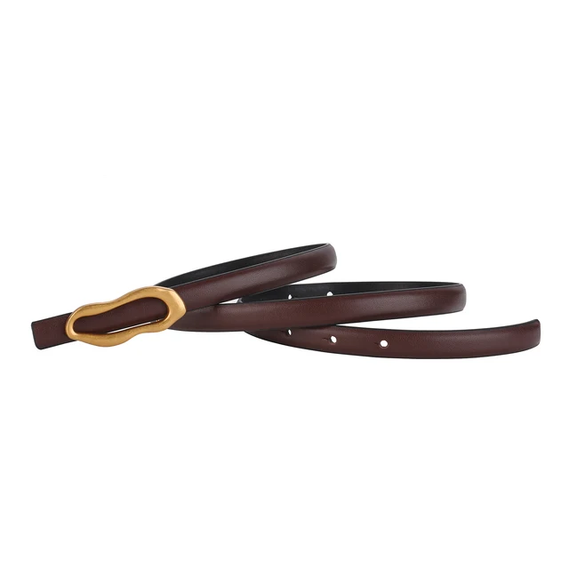 High-Quality Retro Gold Designer Belt for Women