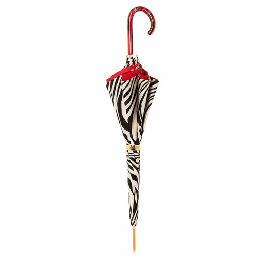 Red Zebra Exclusive Handle Double Cloth Umbrella