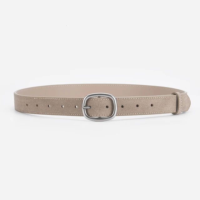 Classic Suede Genuine Leather Women's Belt