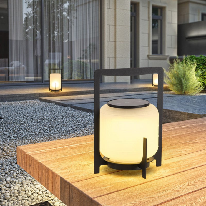 Sophisticated Solar-Powered Lighting Solution for an Eco-Friendly Ambiance