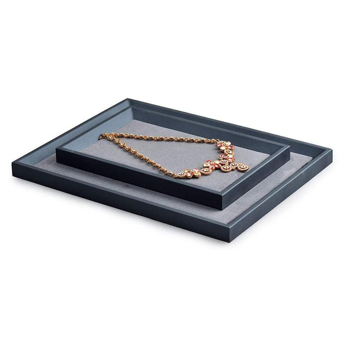 Medium Premium Leather Flat Jewelry Tray