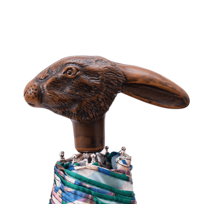 Rabbit Flowered Chic Folding Umbrella Elegant