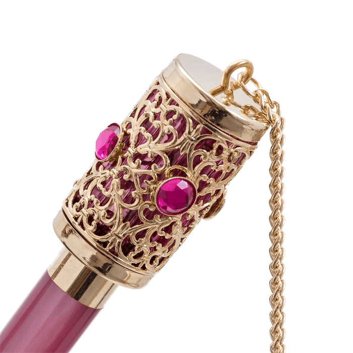 Unique Handle Design Handcrafted Umbrella for Her, Purple