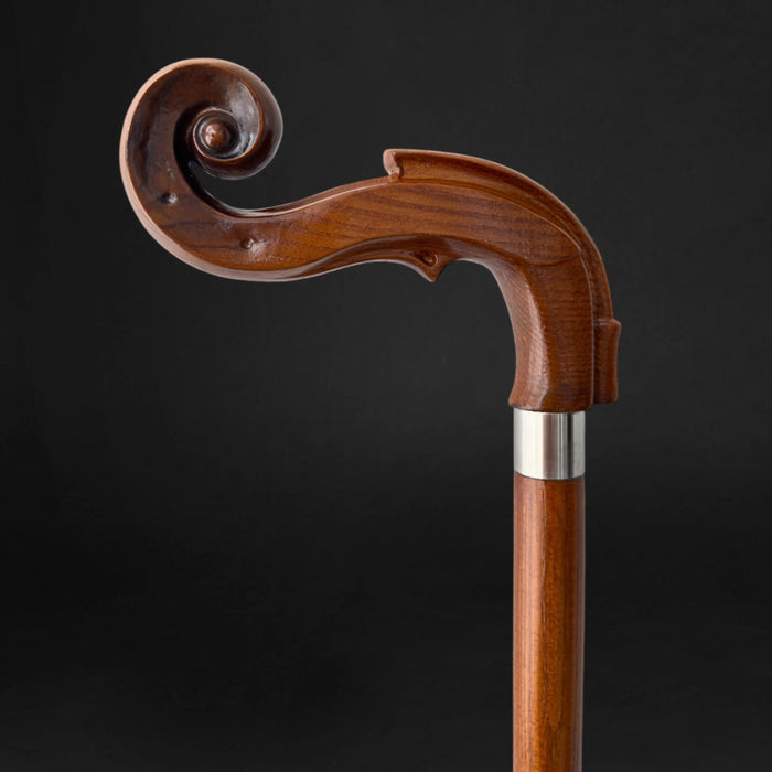 Artisan Violin Walking Cane – Handmade for Music Enthusiasts