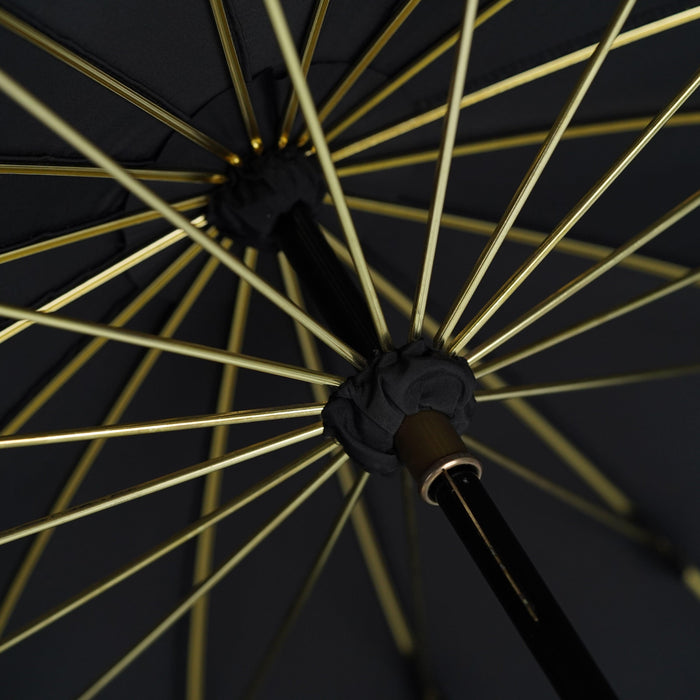 Limited Collection Exclusive Umbrella with Handle Adorned with Crystal Droplets
