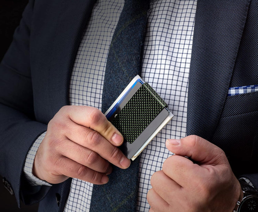 Slim Carbon Fiber Money Clip – Forged Design