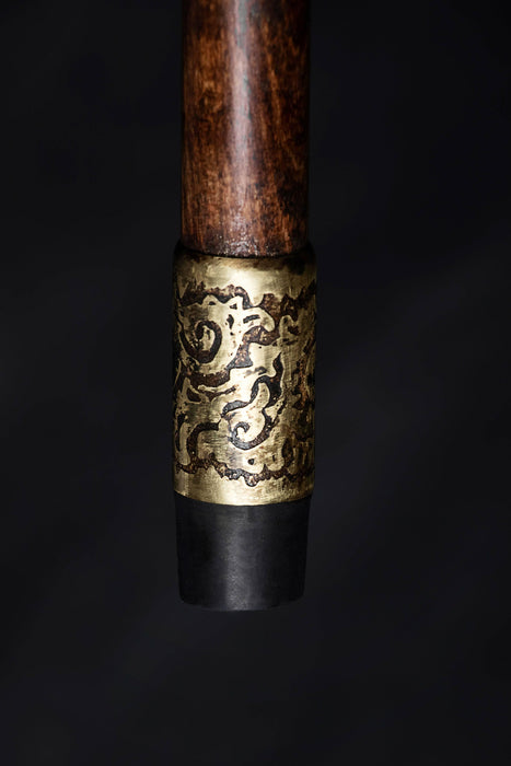 Сollectible Ram's Horn Walking Stick - Rare Ram's Horn Stick