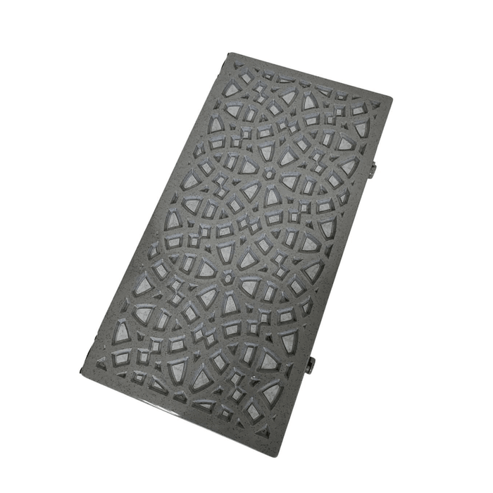 Luxury Grey Acrylic Stone Checkers Game Board, Gift For Friends
