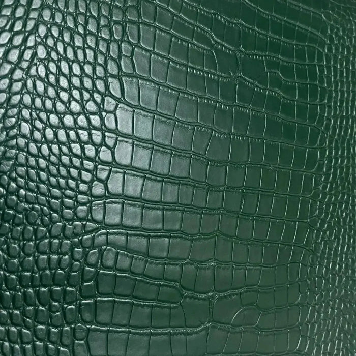 Crocodile Textured PU Leather Laptop Sleeve with Built-In Stand