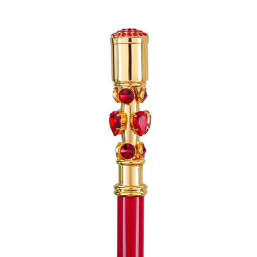 The Royal Rose – Luxury Women's Umbrella with 24K Gold Handle
