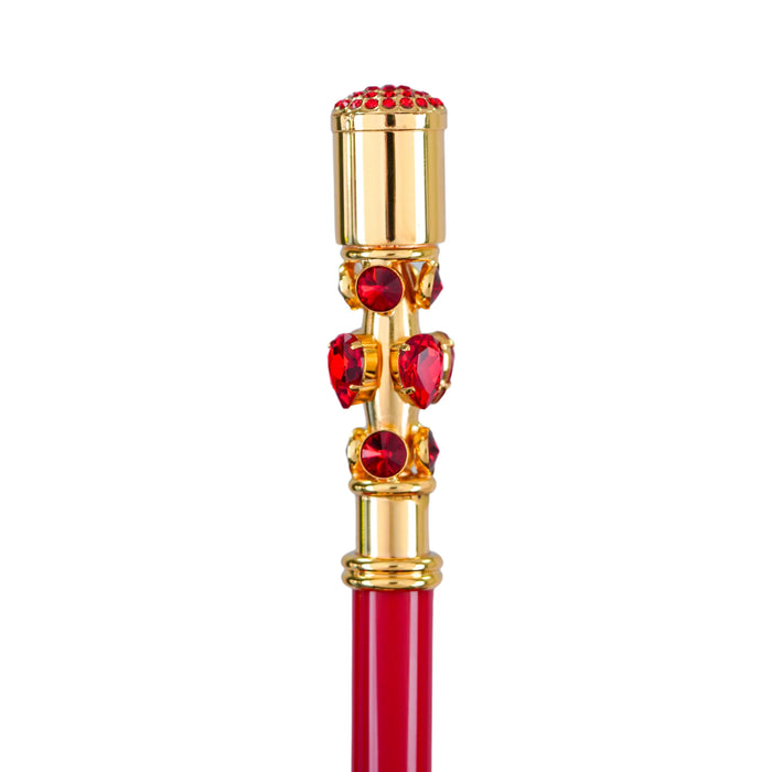 The Royal Rose – Luxury Women's Umbrella with 24K Gold Handle