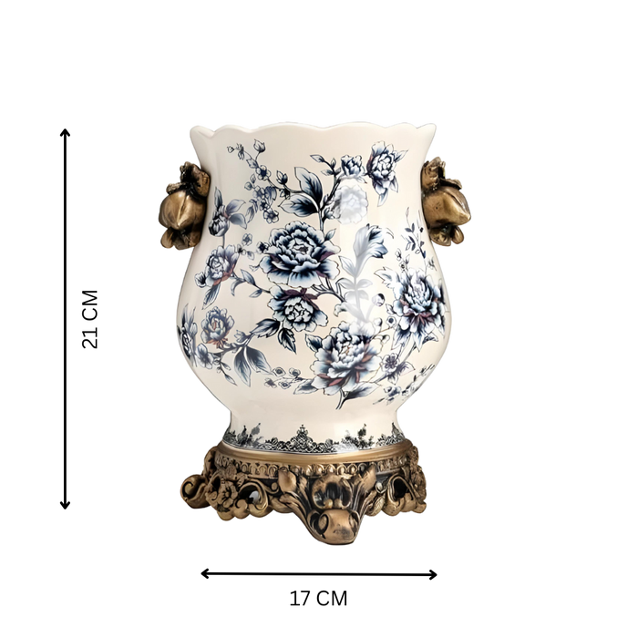 ORCHID Exquisite Antique Ceramic Vase