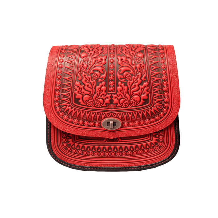 Stylish and Durable Leather Messenger Crossbody Bag for Women