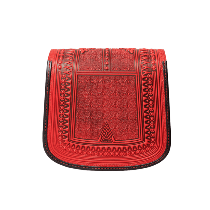Stylish and Durable Leather Messenger Crossbody Bag for Women