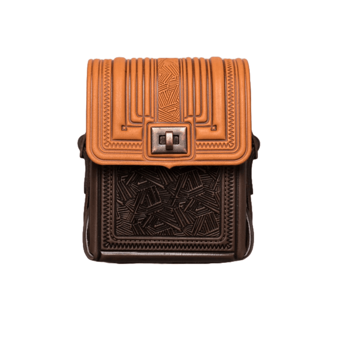 Leather Mobile Phone Bag with Crossbody Strap, Small Purse, Shoulder Bag