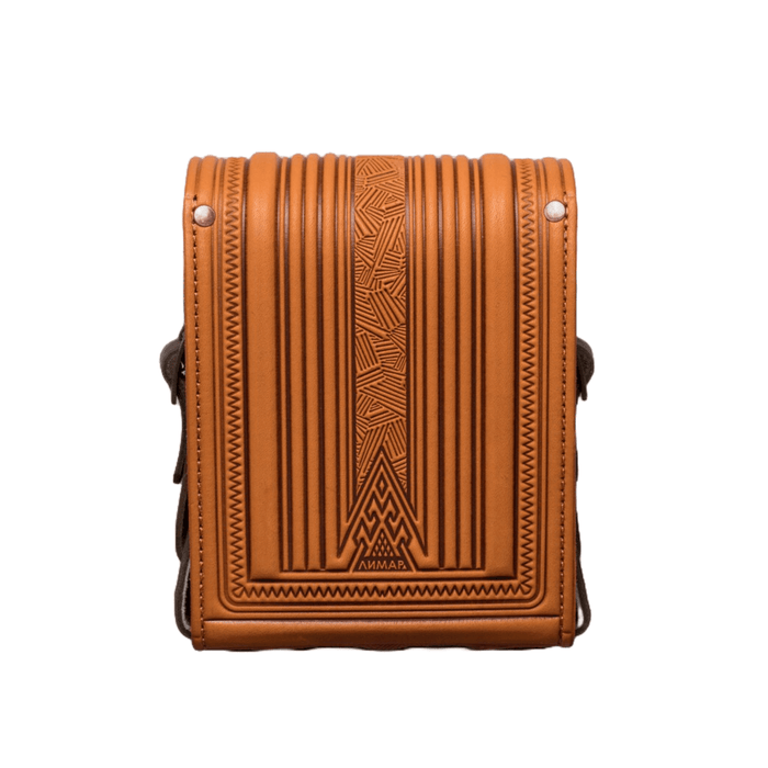Leather Mobile Phone Bag with Crossbody Strap, Small Purse, Shoulder Bag