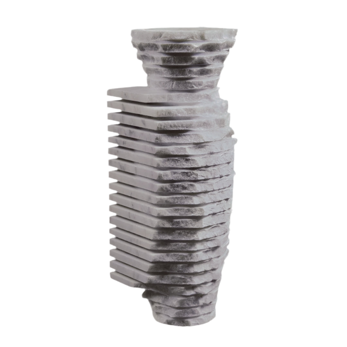 ILLUSION Natural Marble Designer Vase