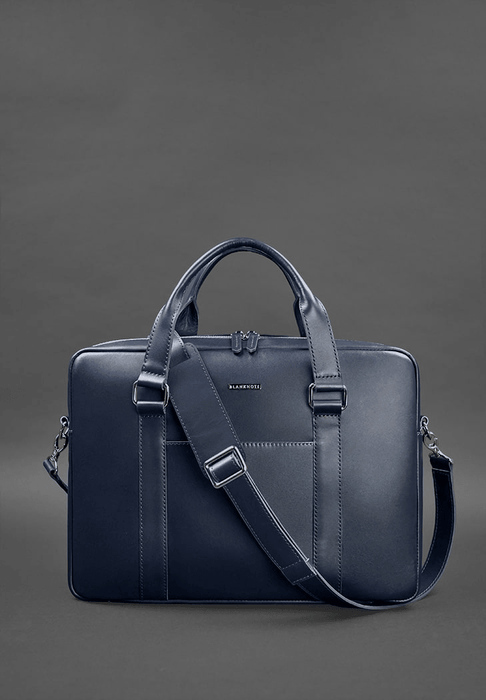 Classic Men's Leather Bag for a Laptop and Documents
