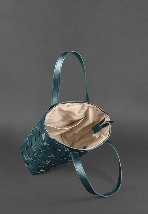 Unique Woven Leather Bag Tote Bag for Lady Shoulder Bag