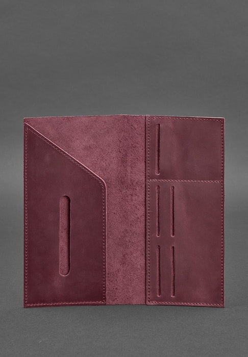 Casual Leather Travel Case, Organizer For Document For Women