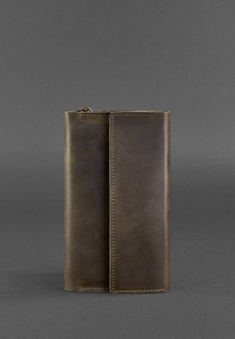 Minimalist Leather Clutch Organizer, Travel Case