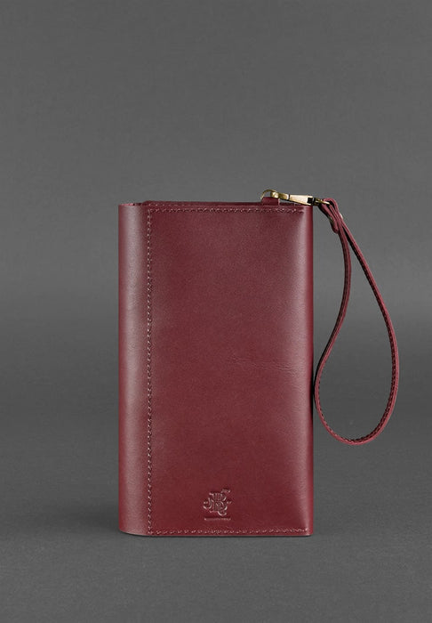 Minimalist Leather Clutch Organizer, Travel Case