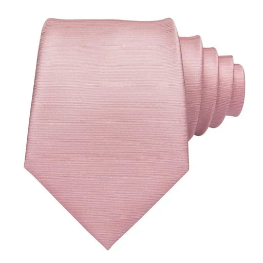 Baby Pink Rose Gold Silk Tie for Classy Men
