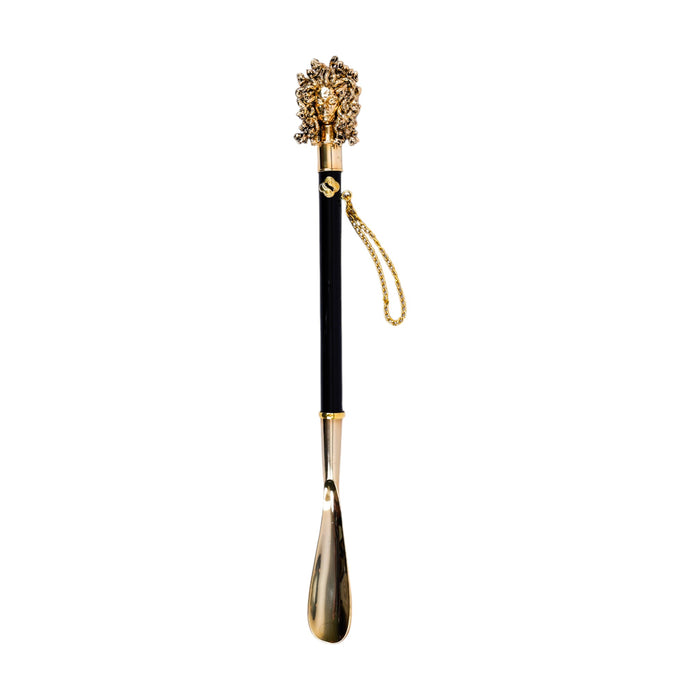 Luxury Unique Enameled Medusa Handle Shoehorn