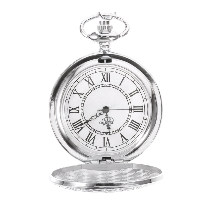 Victorian Silver Pocket Watch – Quartz Movement
