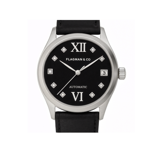 Women's Automatic Cocktail Watch – Elegant Black Dial