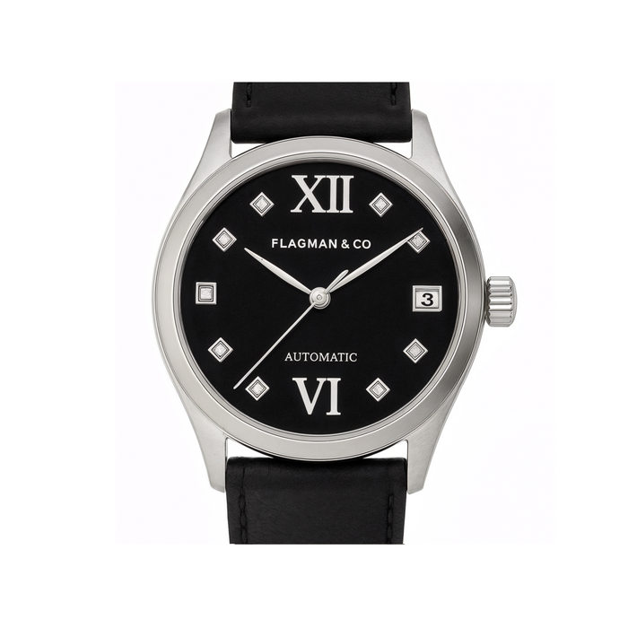 Women's Automatic Cocktail Watch – Elegant Black Dial