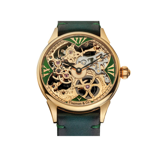 Handmade Skeleton Watch – Elegant Groomsmen Timepiece