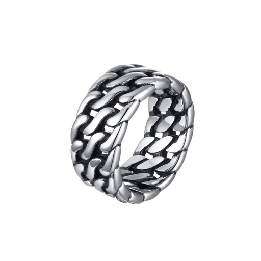 Stainless Steel Celtic Triple Knot Rune Ring