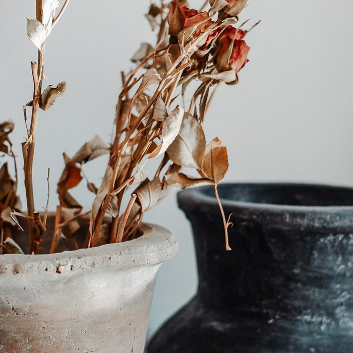 TERRACOTTA-Ceramic Flower Vase