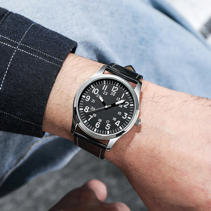 CLAVERE® Exclusive Aviation Style Men´s Watch