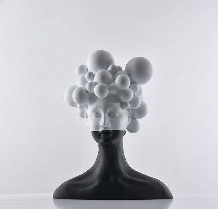 Mysterious Woman Resin Tabletop Ornament