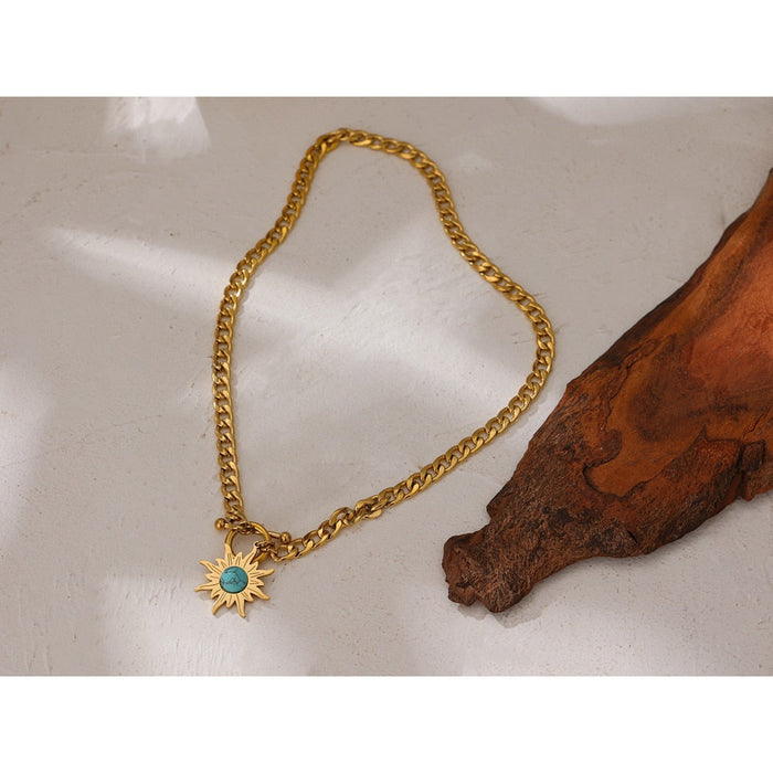 Sun Design Stylish Necklace