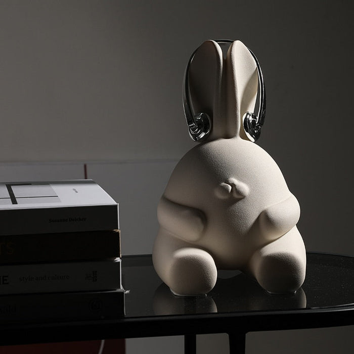Creative Earring Resin Rabbit Ornaments