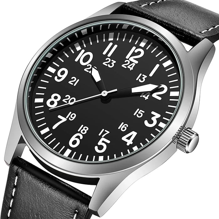 CLAVERE® Exclusive Aviation Style Men´s Watch