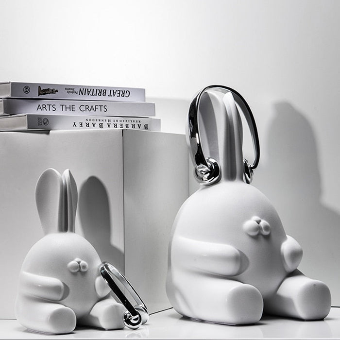 Creative Earring Resin Rabbit Ornaments