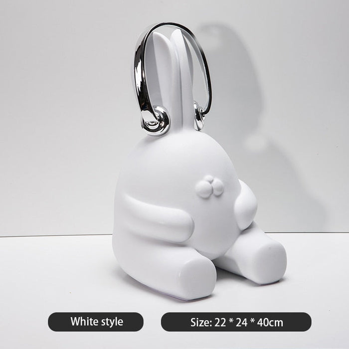 Creative Earring Resin Rabbit Ornaments