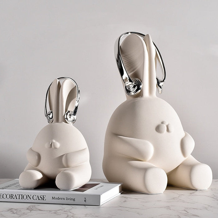Creative Earring Resin Rabbit Ornaments