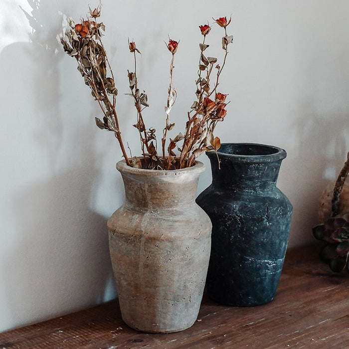 TERRACOTTA-Ceramic Flower Vase