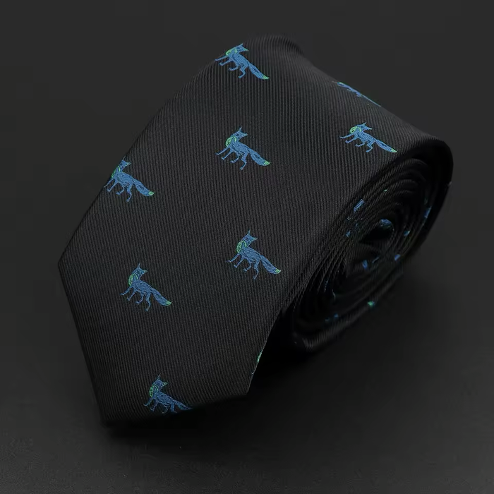 Men's Microfiber Jacquard Neckties – 29 Animal Inspired Designer Styles