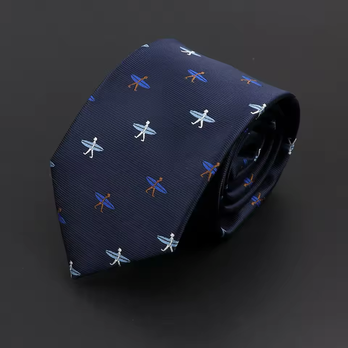 Men’s Designer Ties – Slim Modern Polyester Neckties with 17 Unique Styles